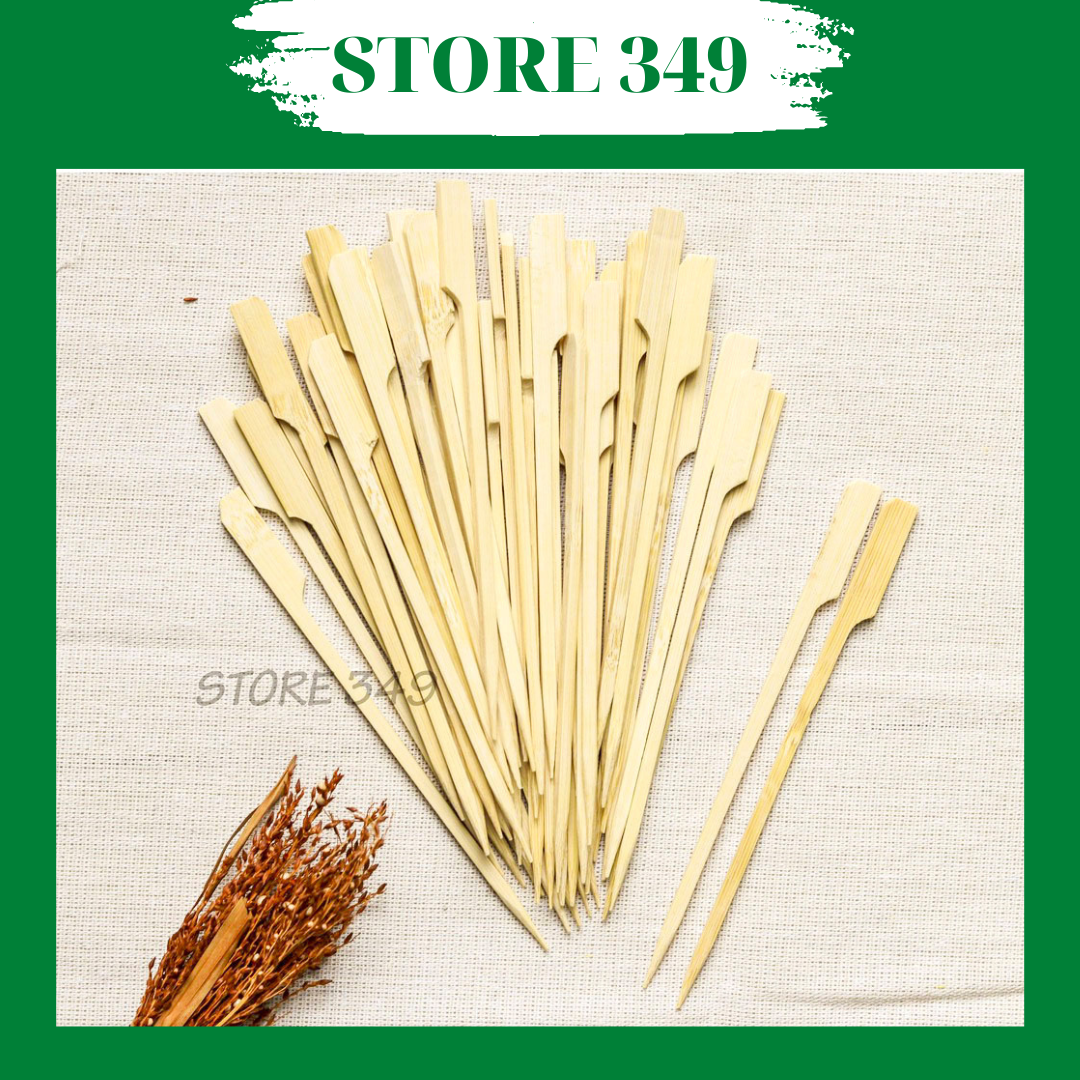 Cây Xiên Gỗ 9cm - 50 Cây Không Mắc Tre