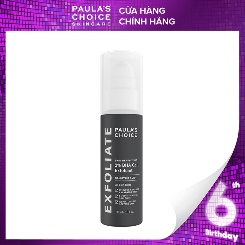 Gel loại bỏ tế bào chết Paula’s Choice Skin Perfecting 2% BHA Gel Exfoliant 100ml-2040 giá rẻ