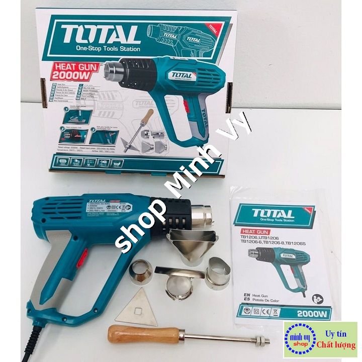 Máy thổi hơi nóng 2000W TOTAL TB1206