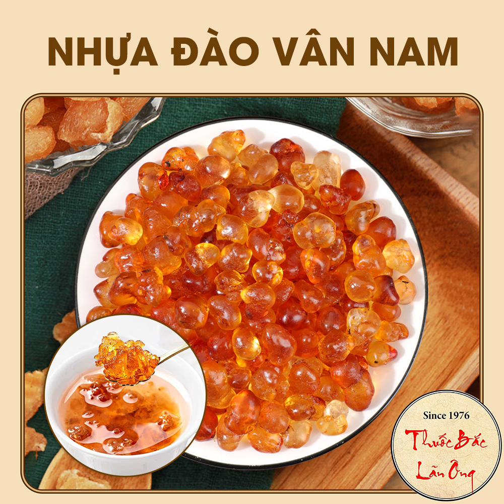 Nhựa đào Vân Nam 500g (Loại thượng hạng, nấu chè dưỡng nhan thơm ngon bổ dưỡng)