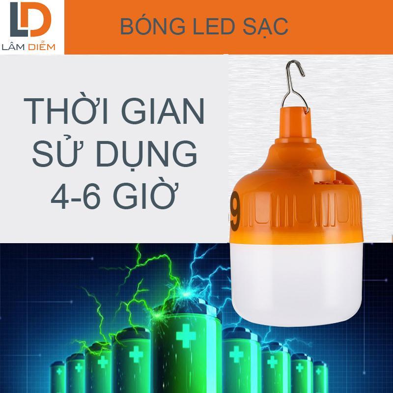 Bóng led bulb sạc tích điện kín nước siêu sáng