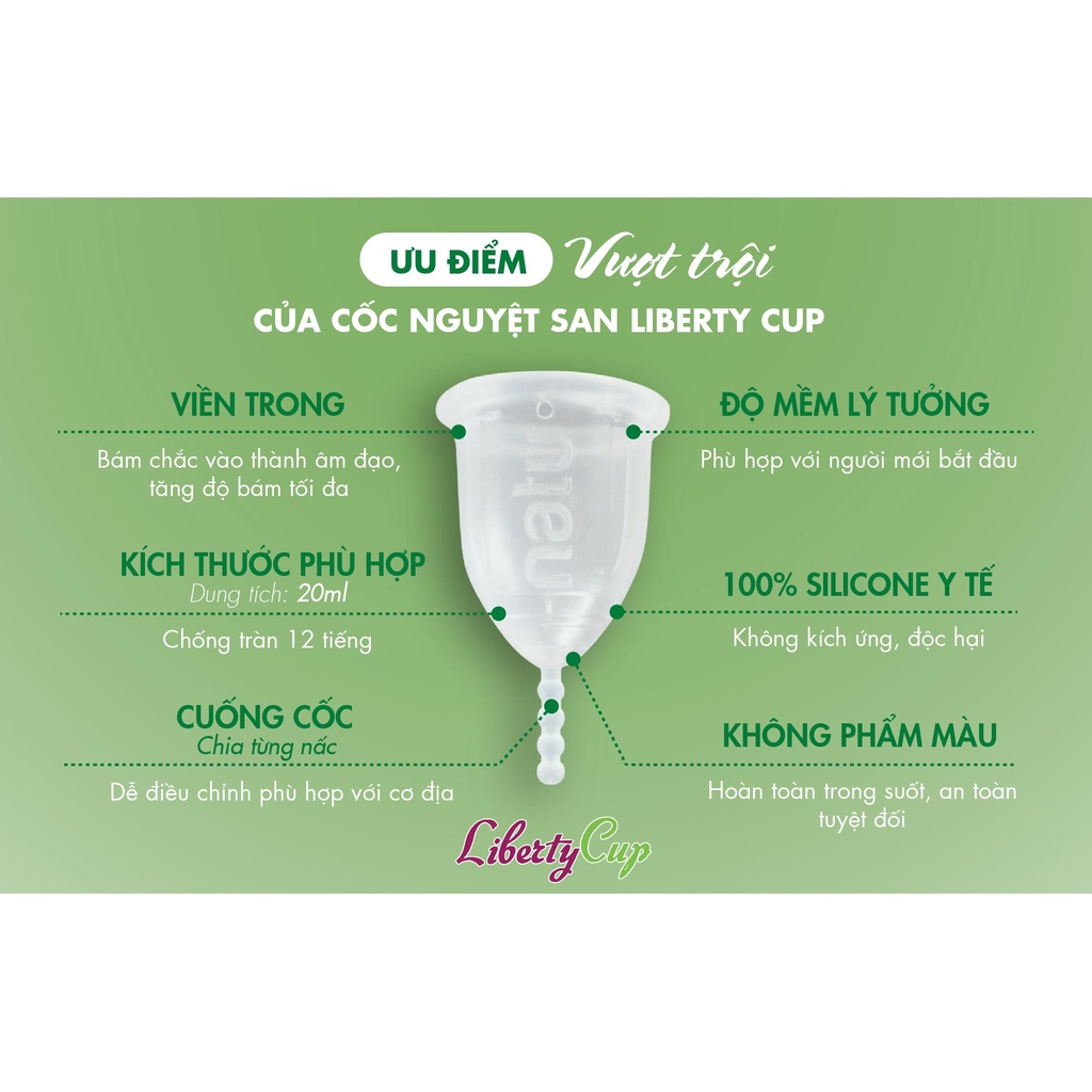 [ Hàng pháp] Cốc Nguyệt San Liberty Cup