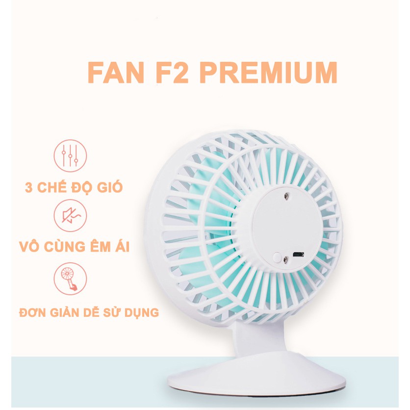 Quạt Mini Để Bàn Văn Phòng Dây USB Tiện Lợi