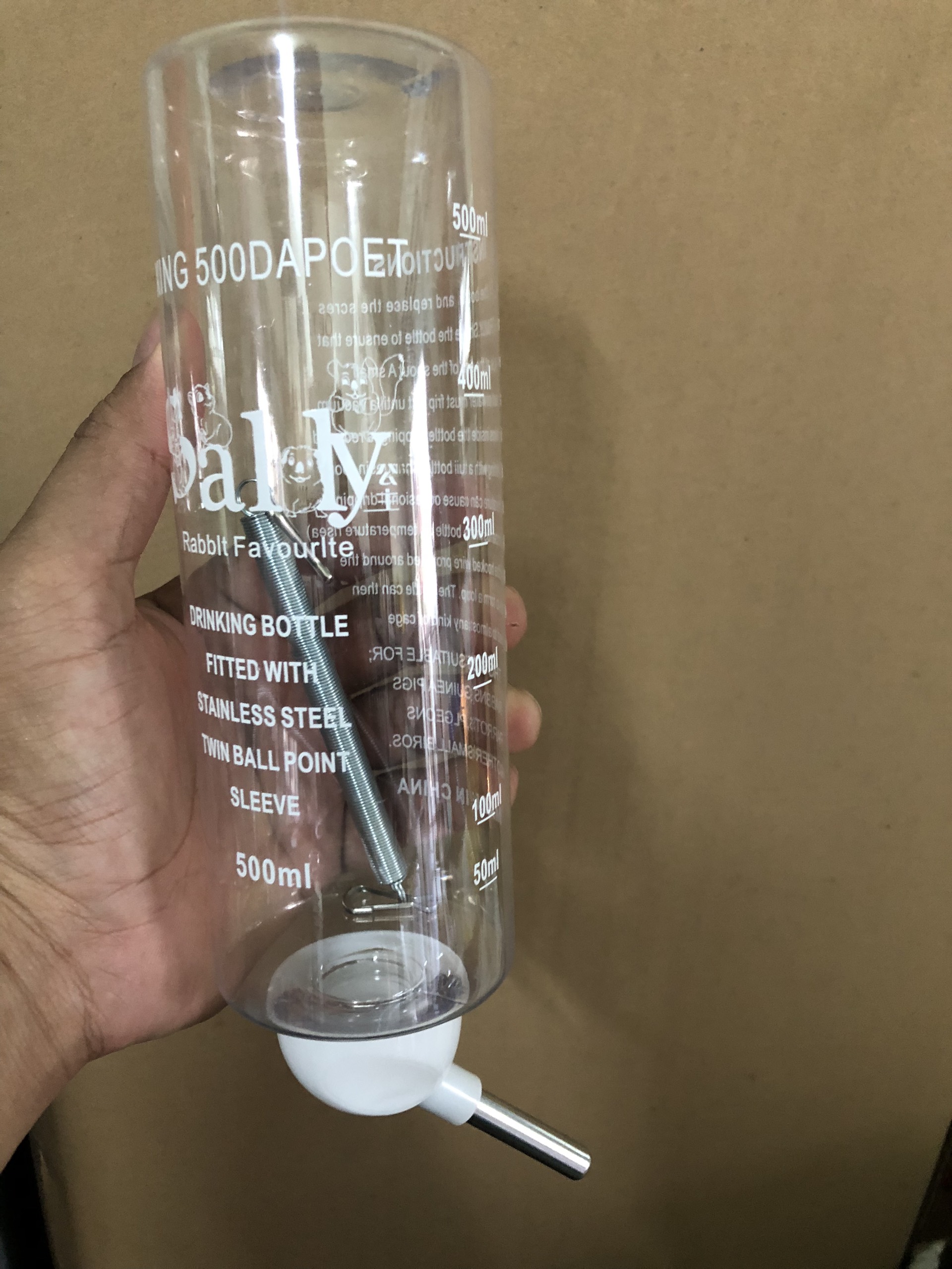 Water Bottle for Birds/Hamsters