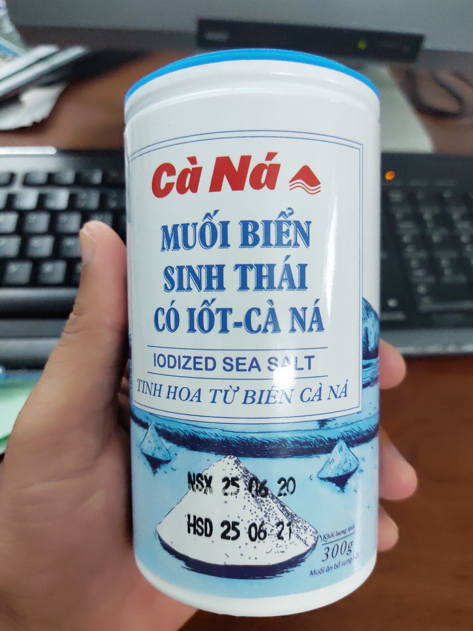 Muối biển sinh thái - Cà Ná Có I - ốt 300g