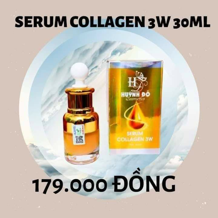 Serum collagen 3w huỳnh đỗ 30ml