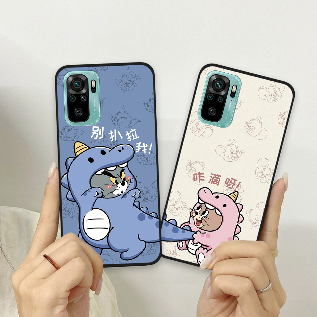 Ốp lưng Xiaomi Redmi Note 10 / Redmi Note 10S / Redmi Note 10 5G / Redmi Note 10 Pro hình cặp đôi, couple hoạt hình dễ thương