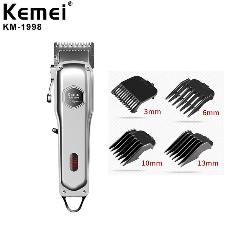 Tông đơ cắt tóc có đèn LED kemei KM 1998