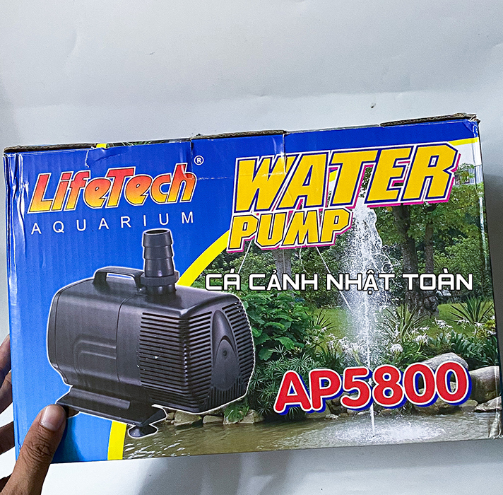 "hoàn tiền đến 10%" máy bơm nước bể cá lifetech ap 5800 360w 10000l/h