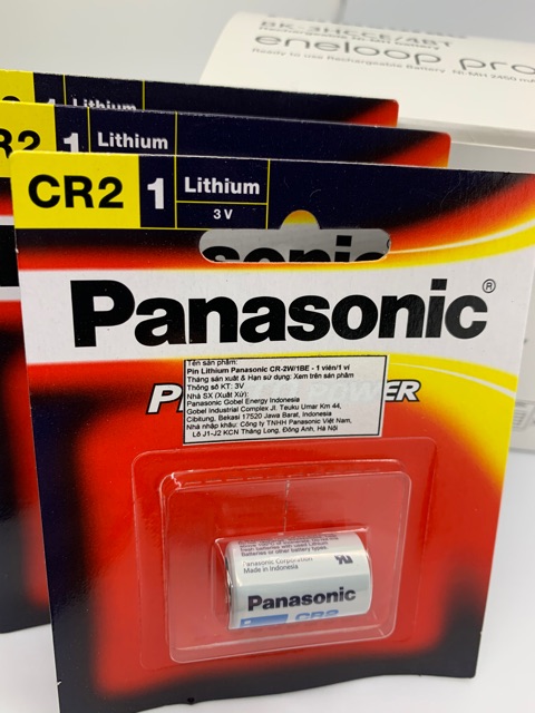 Pin CR2 Panasonic Lithium 3V Vỉ 1 Viên
