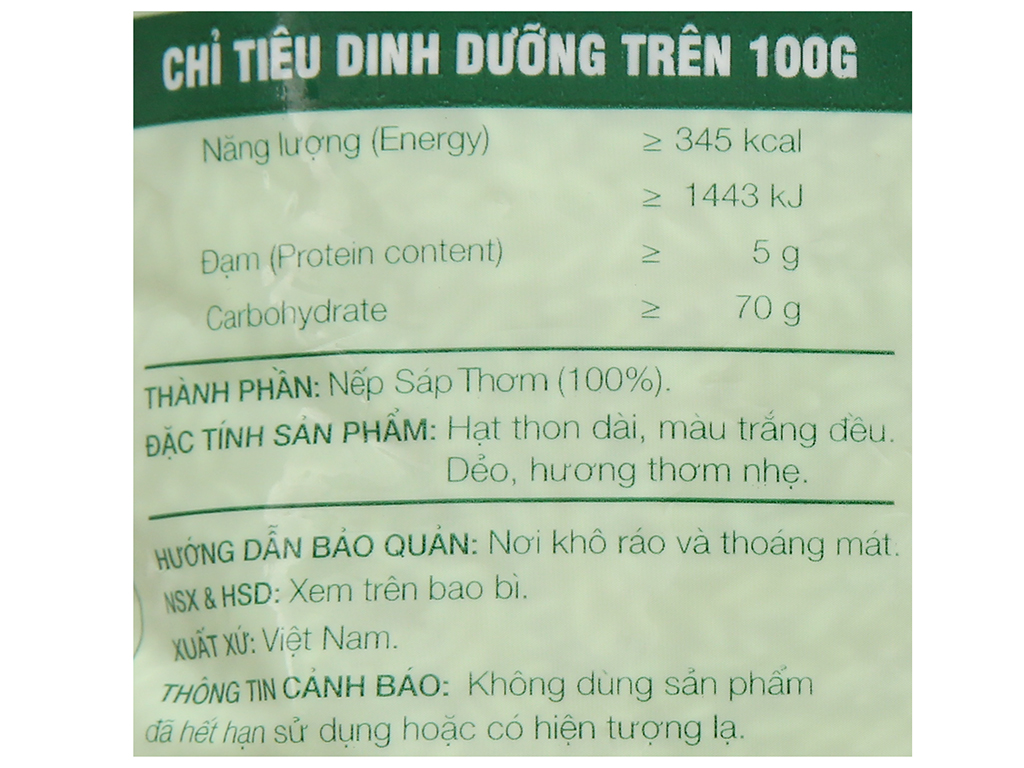 Nếp Sáp Thơm Ông Cụ 1kg- ông cụ