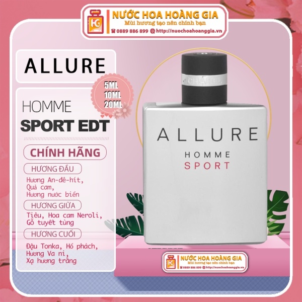 Nước Hoa Nam Chanel Allure Homme Sport EDT 100ML - Chính hãng