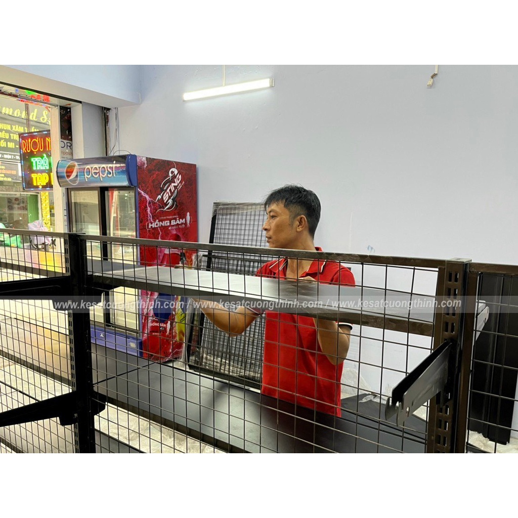 Khung Lưới, Lắp Kệ Siêu Thị, Dài (0.9M X 1.2M)