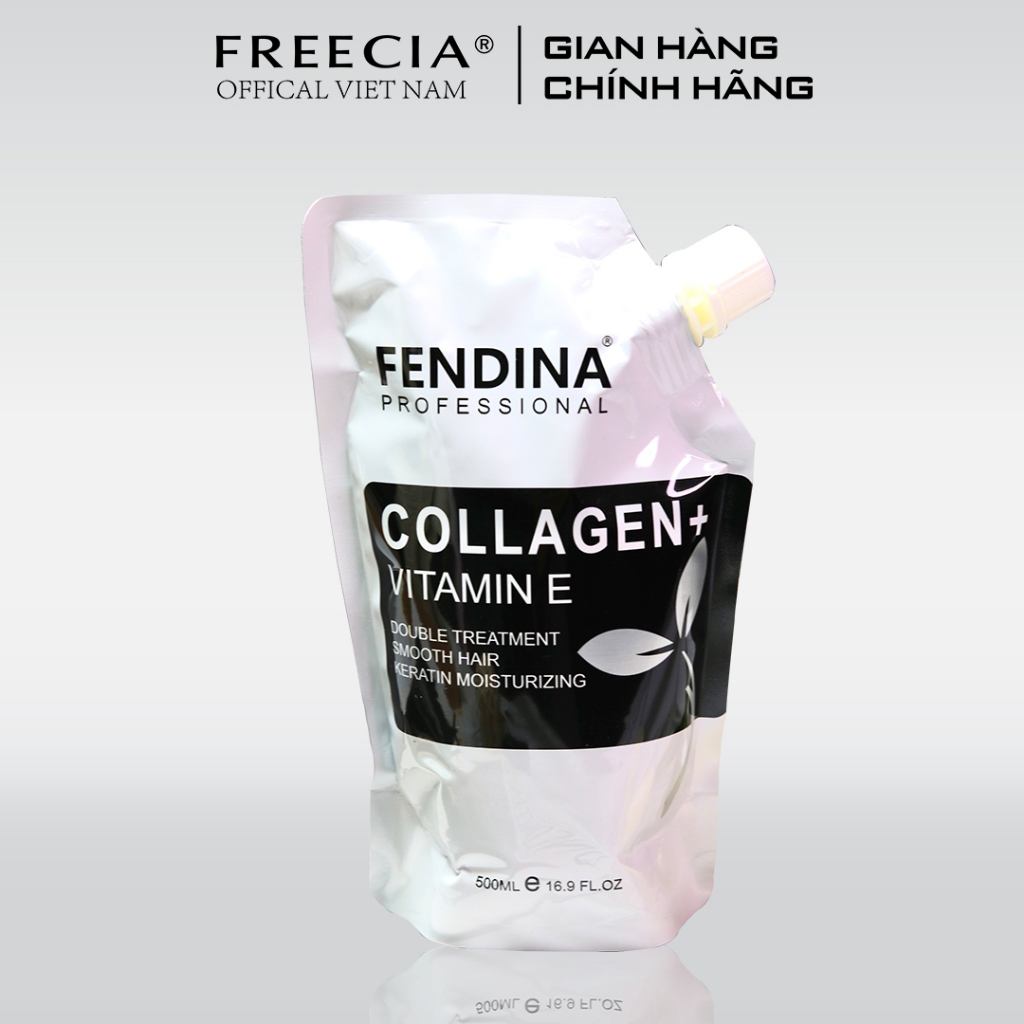 Ủ tóc, hấp dưỡng tóc fendina collagen phục hồi tóc hư tổn 500ml
