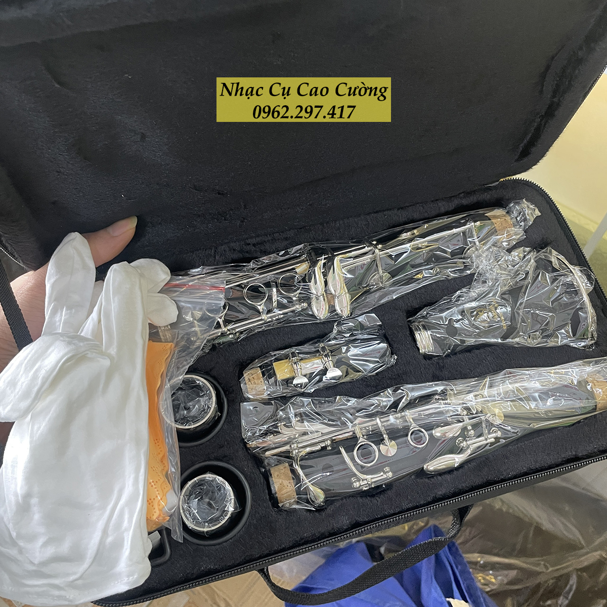 Kèn Clarinet Loại Âm Tốt Full Phụ Kiện