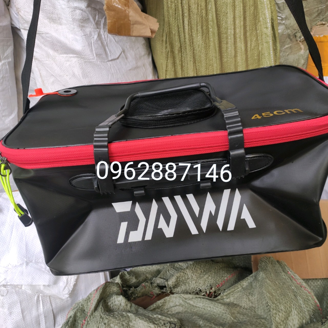 Thùng Đựng Cá 45cm Đi Câu Có Thể gấp gọn