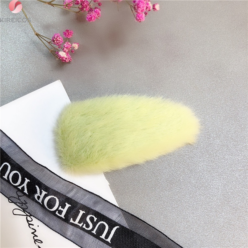 [HCM]Kẹp Tóc Lông Mịn Siêu Xinh Hot trend Hàn Quốc