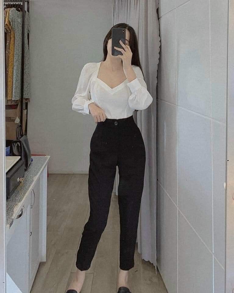 Quần baggy thiết kế chất đẹp công sở thanh lịch