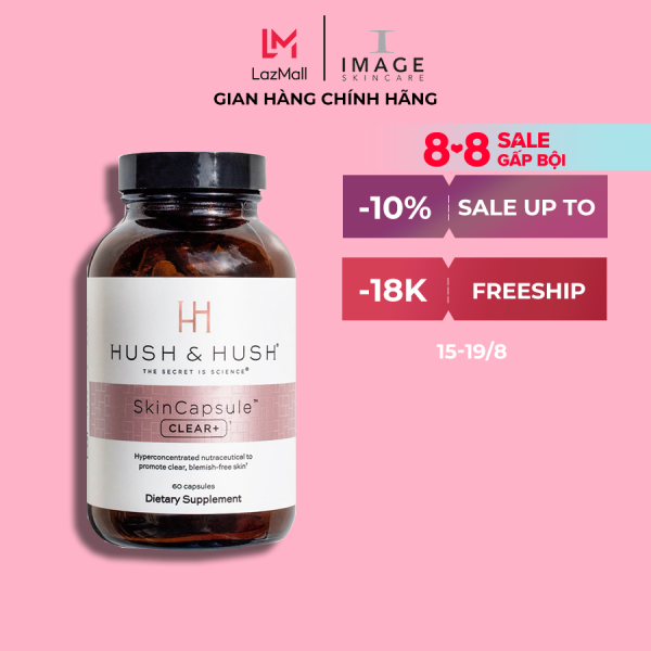 Viên uống ngăn ngừa mụn Image Hush & Hush Skincapsule Clear+