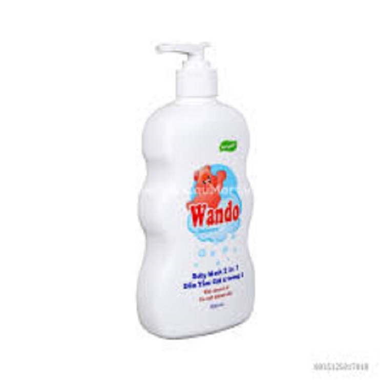 Tắm gội trẻ em baby wando 500ml