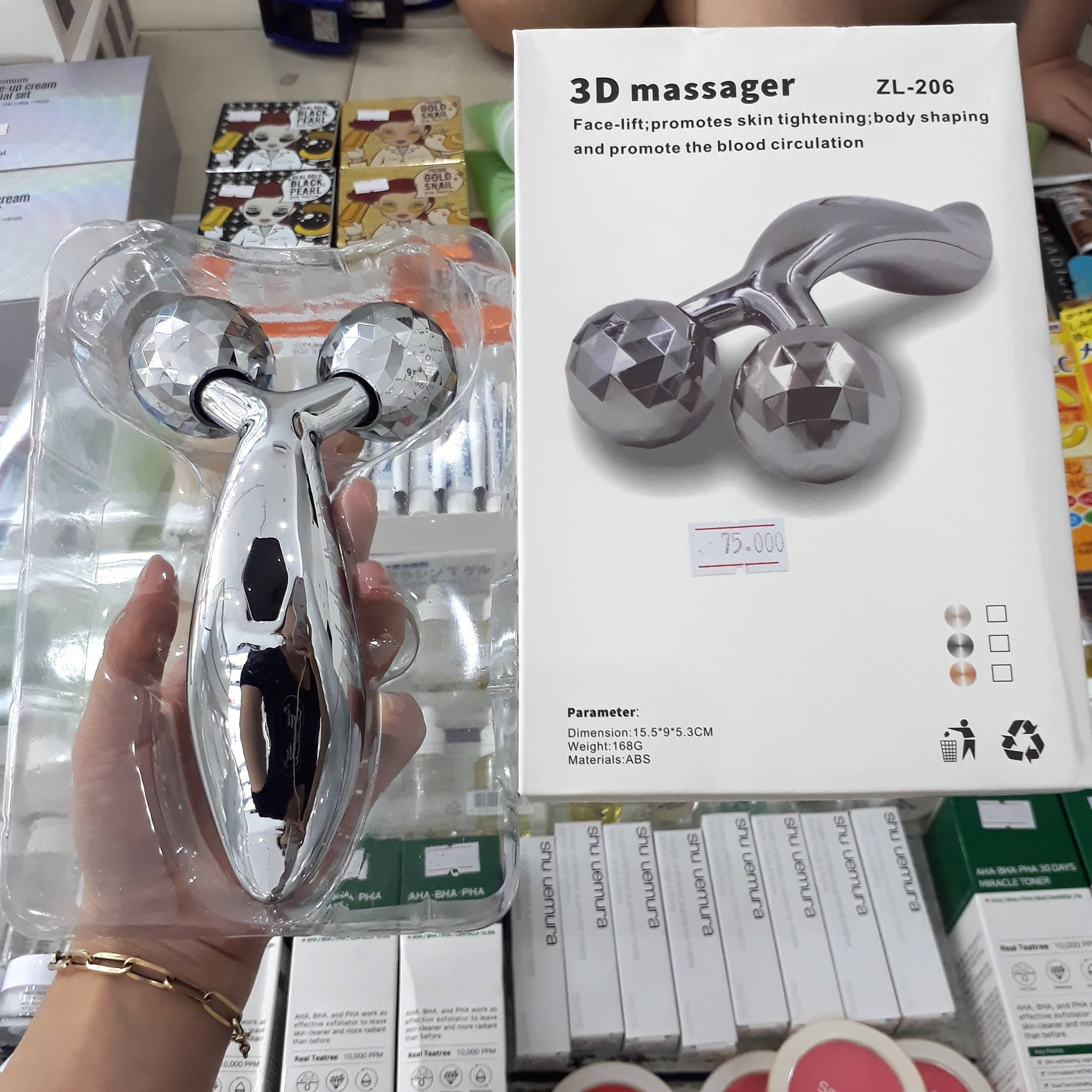 Cây lăn massage 3d hàn quốc