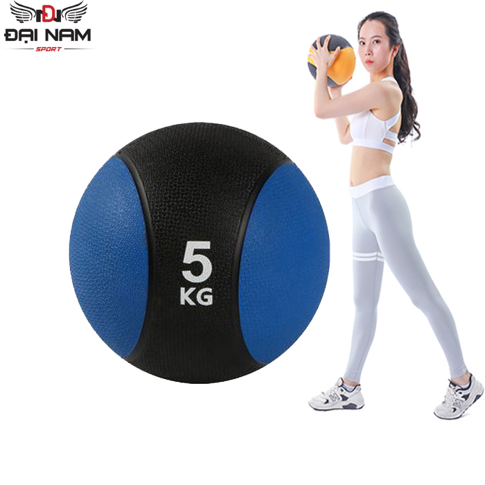 Bóng Tạ Tập Thể Lực,Tập Gym,Tập Yoga 5kg Chất Liệu Cao Su Đặc Cao Cấp