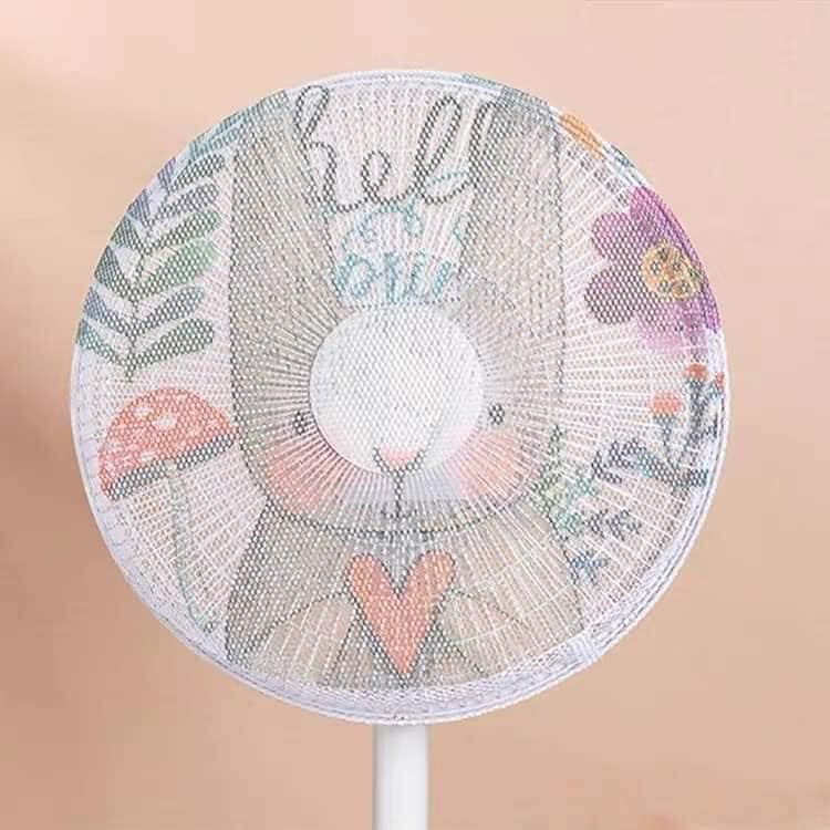 Lưới Bọc Quạt An Toàn Cho Bé Họa Tiết Hình Thú Cưng