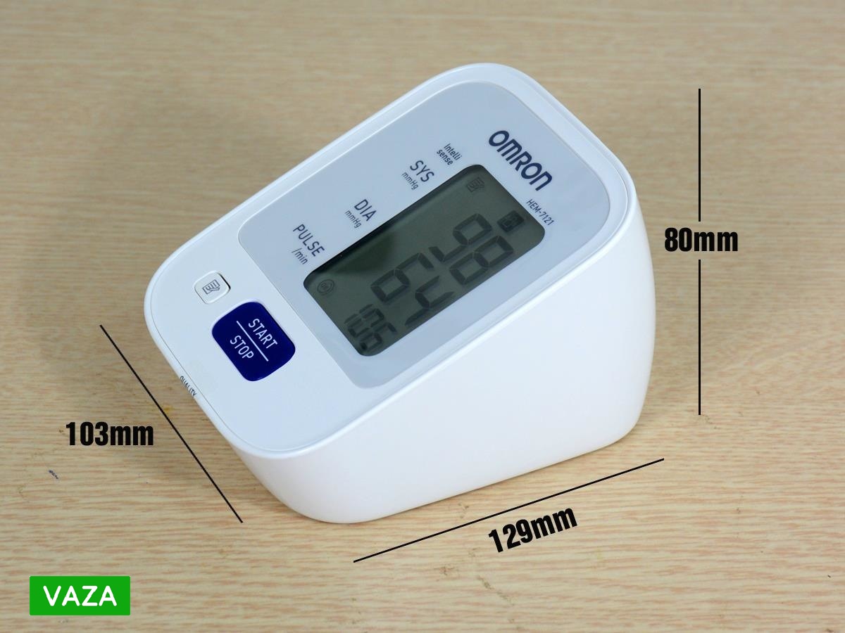 Máy đo huyết áp bắp tay Omron HEM 7121 (Trắng)