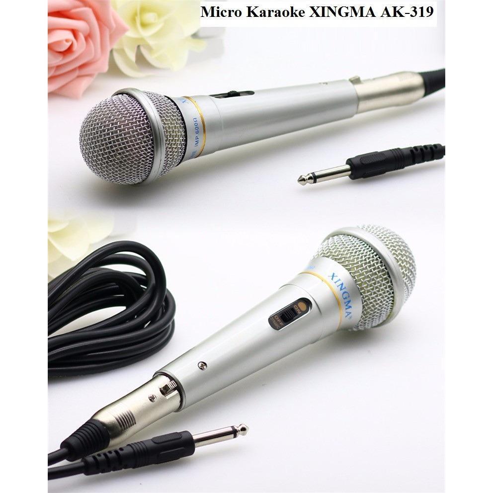 [SIÊU SALE] Micro karaoke có dây, Micro Karaoke. Micro Karaoke có dây cho loa kéo loa di dộng Xingma - Âm Thanh Đỉnh Cao Chuyên Nghiệp, Giảm Giá Nhanh 50%.