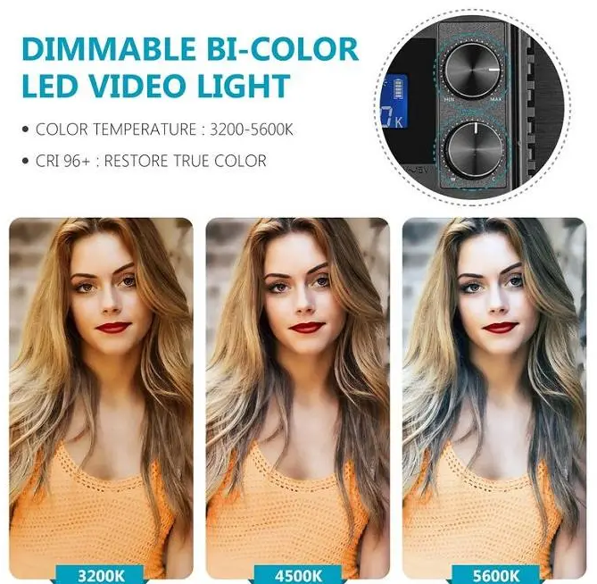 Bộ 2 đèn led Bi-color Neewer NL660S