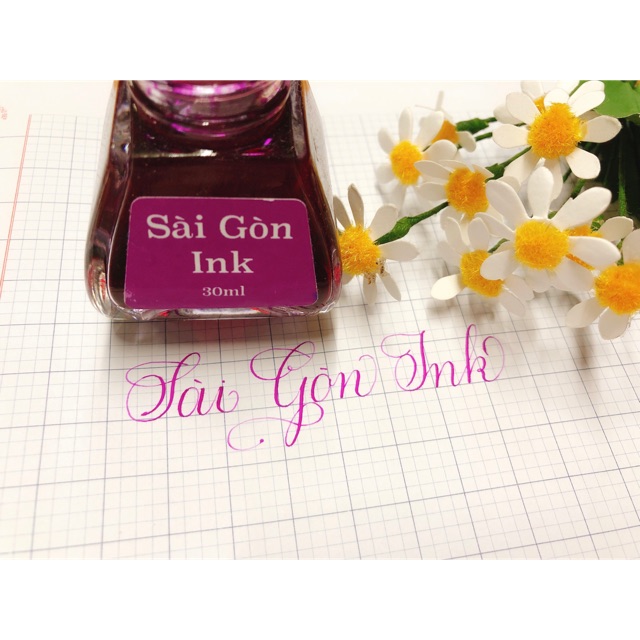 Mực Sài Gòn Ink Tím Hồng