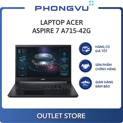 Laptop Acer Aspire 7 A715-42G-R1SB (NH.QAYSV.005) (AMD Ryzen 5 5500U) (Đen) - Laptop cũ