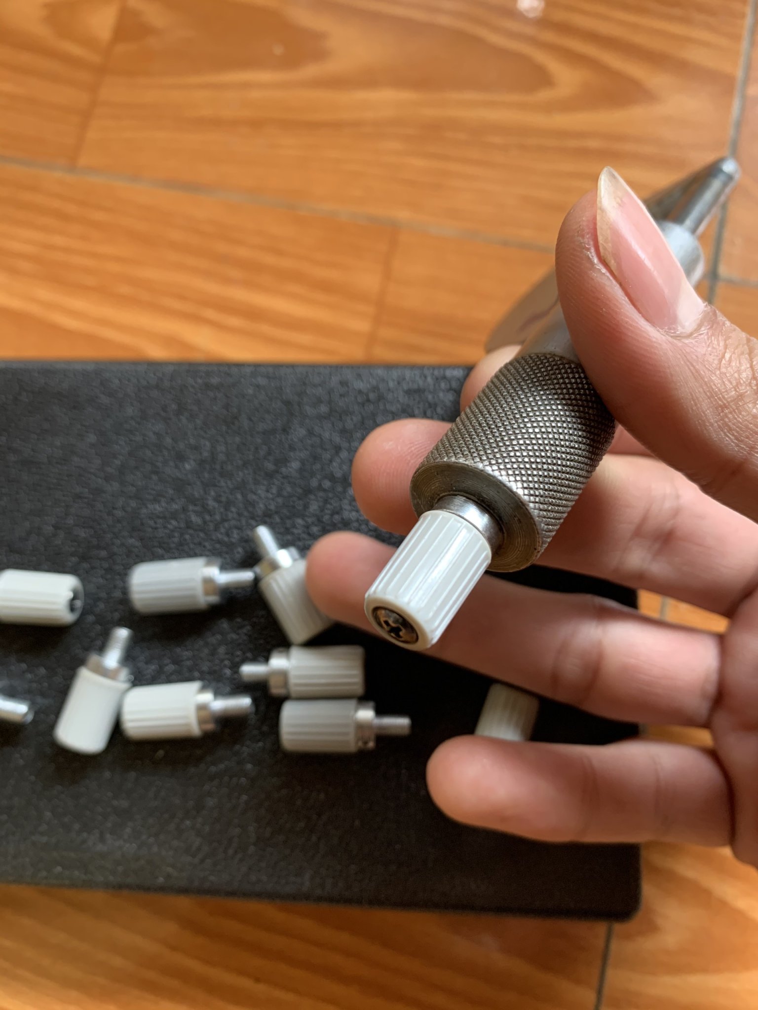 Cóc vặn panme, Núm vặn panme Mitutoyo, Ratchet knob