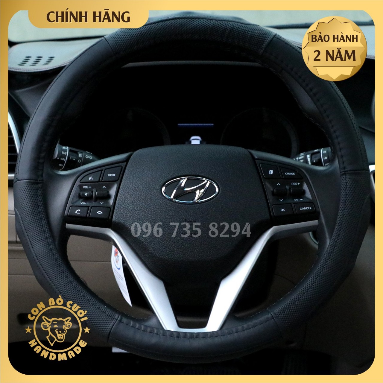 BỌC VÔ LĂNG Ô TÔ BẰNG DA CỪU 100%