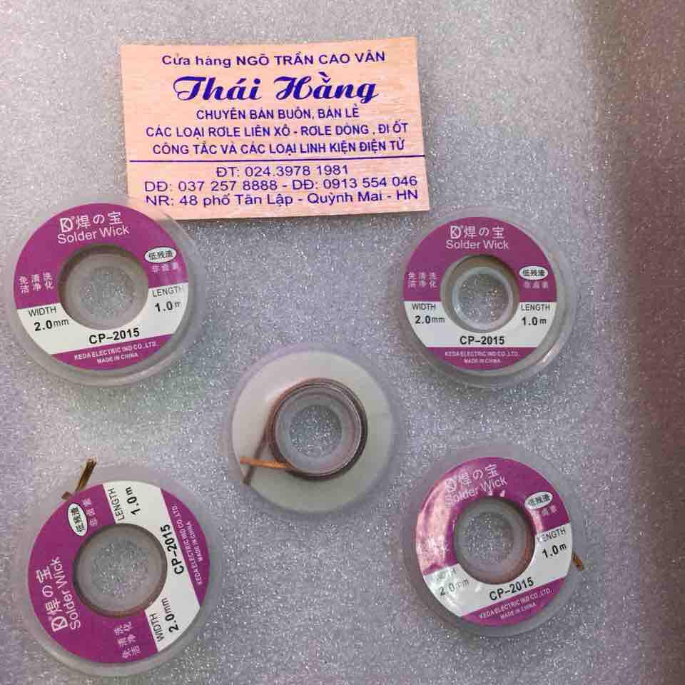 Dây hút thiếc CP-2015 ( bấc hàn ) giá 2 cuộn