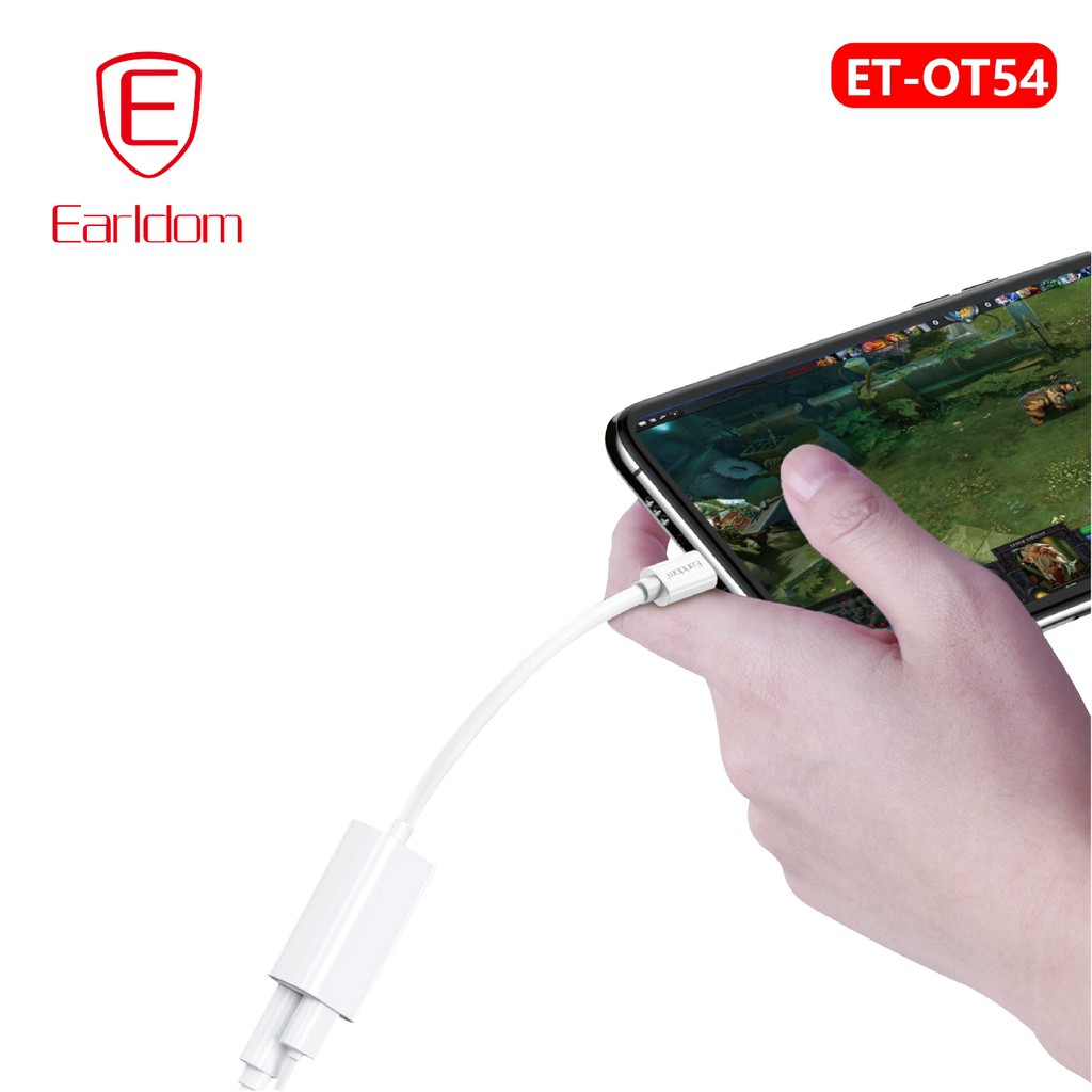 Jack chuyển đổi chân Lightning 2in1 Earldom OT54