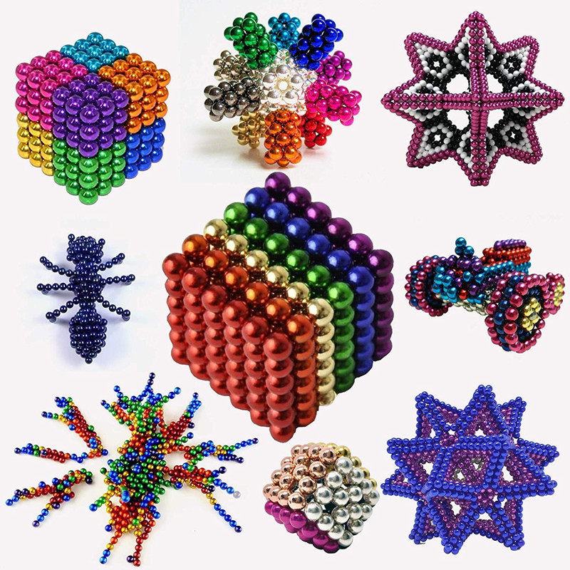 [HCM]Bi nam châm tròn- bucky ball 5mm 8 màu