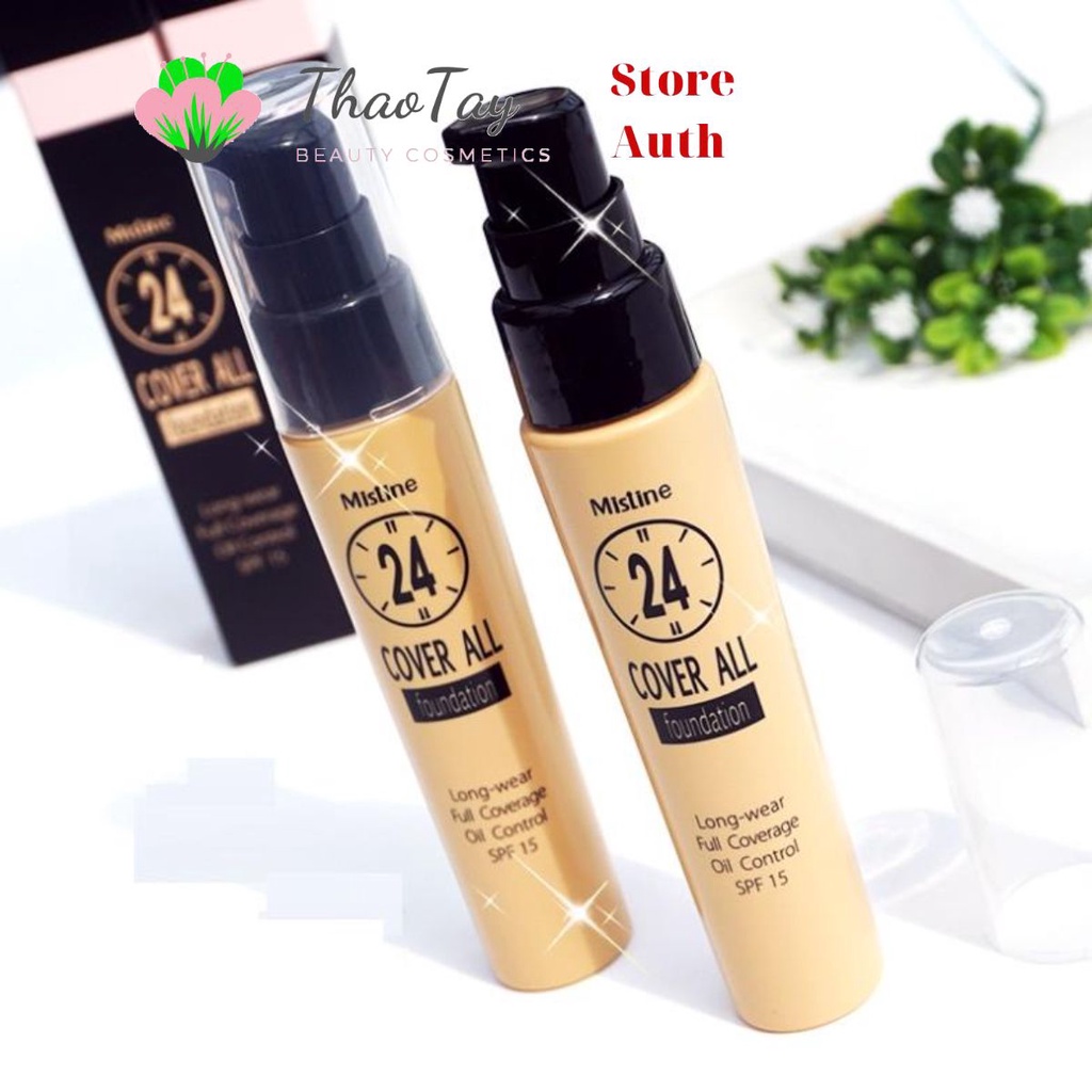[FREESHIP] Kem Che Khuyết Điểm Mistine 24 COVER ALL THÁI LAN