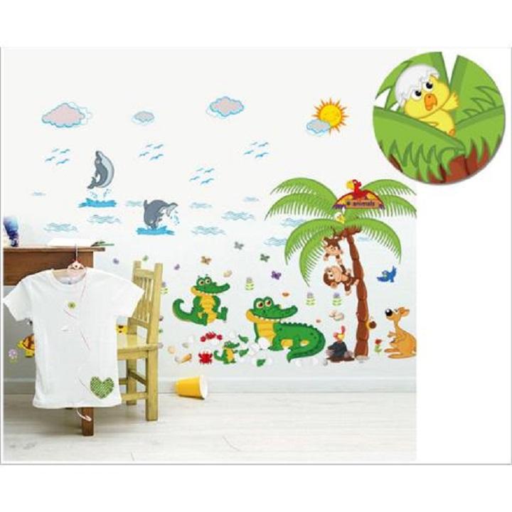 [HCM]Decal dán tường sinh vật biển