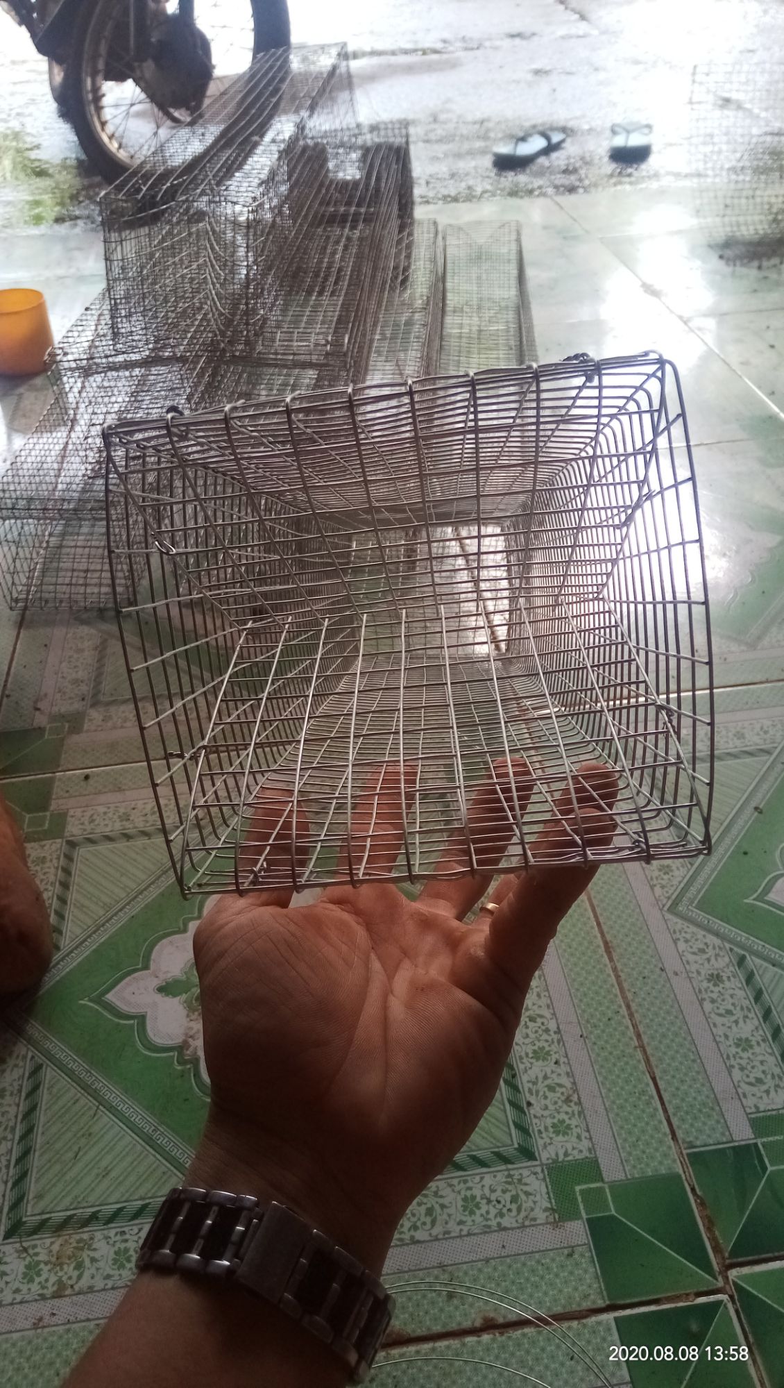 lồng bẫy rắn 2 hom dài 60cm