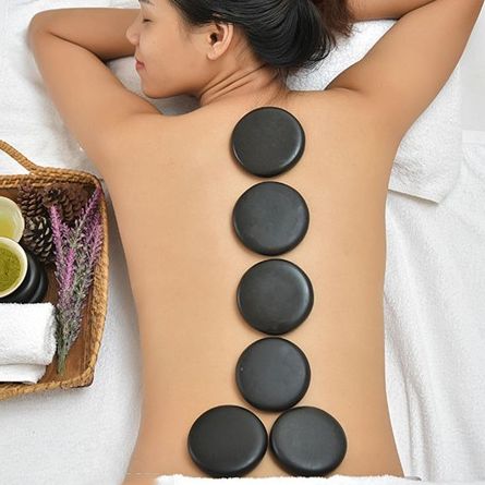 [Combo 10 viên] Đá nóng massage đả thông kinh lạc đá massage spa