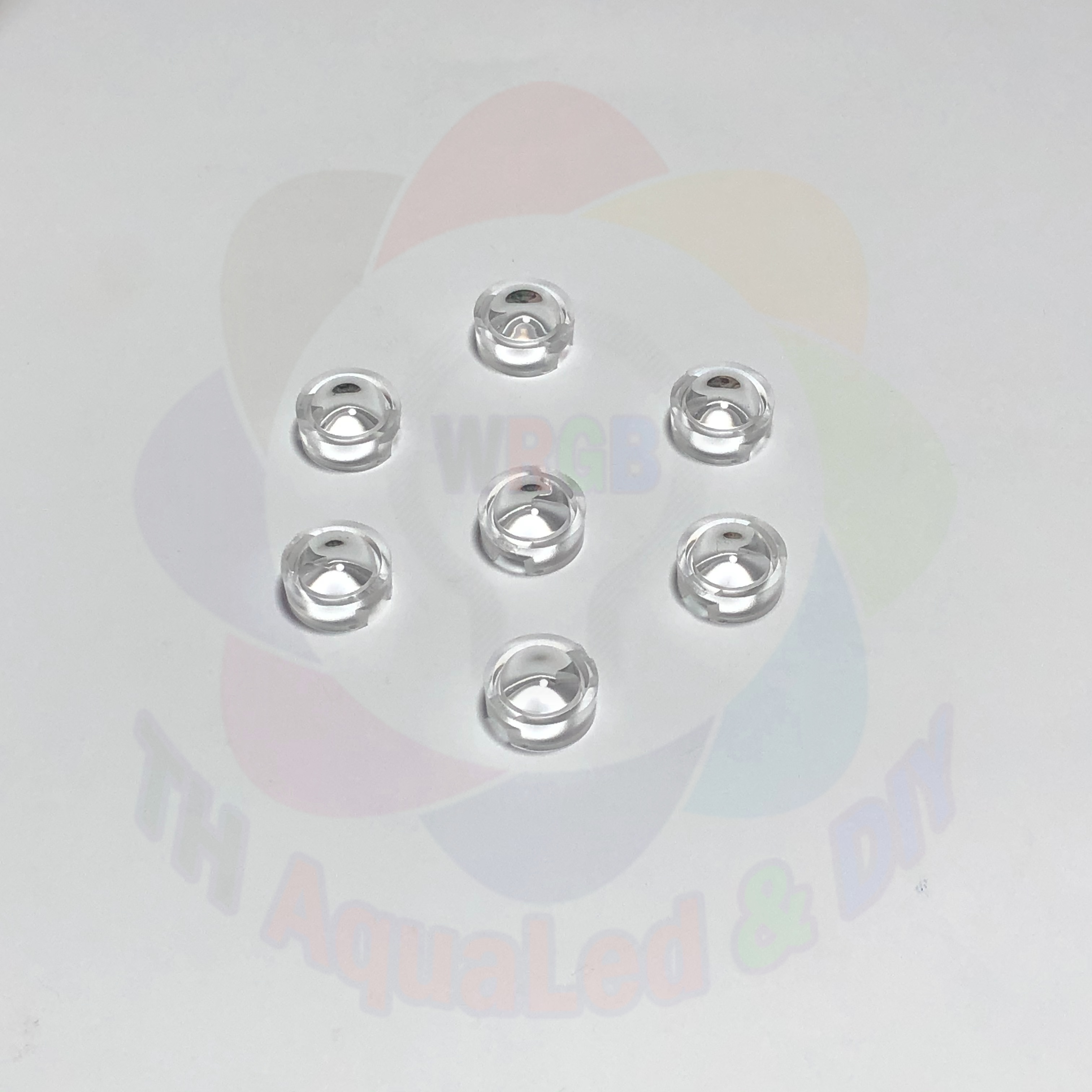 Chóa LED đơn Luxeon mắt lồi mini thấu kính đèn LED gom ánh sáng thừa tập trung vào tiêu điểm gia tăng ánh sáng hiệu năng