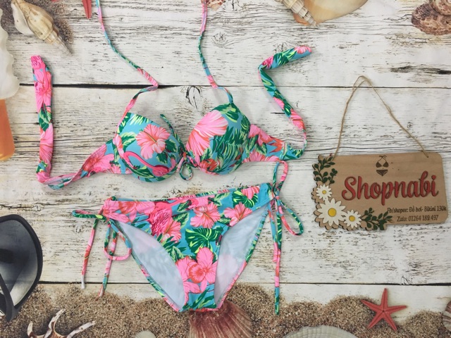 [HCM]Đồ bơi bikini 2 mảnh khoe dáng hoa siêu đẹp