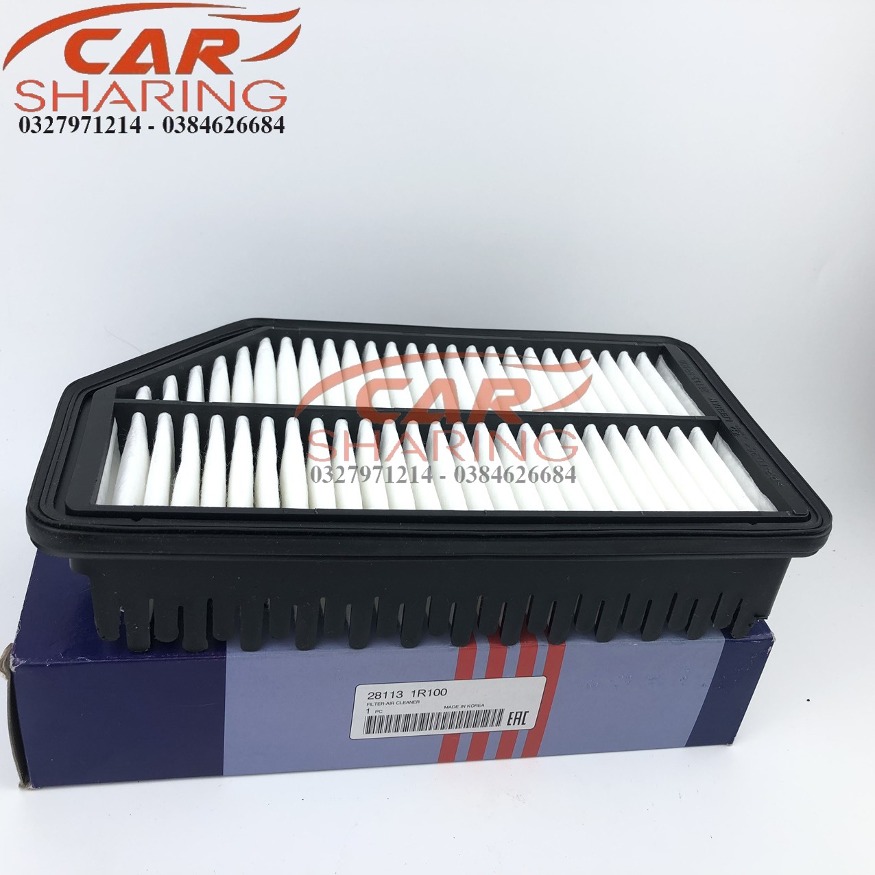 Engine air filter for accent 2012-2016, rio 2012-2017, soul 2009-2014, flamester 2012-2018 oem code: 28113-1r100