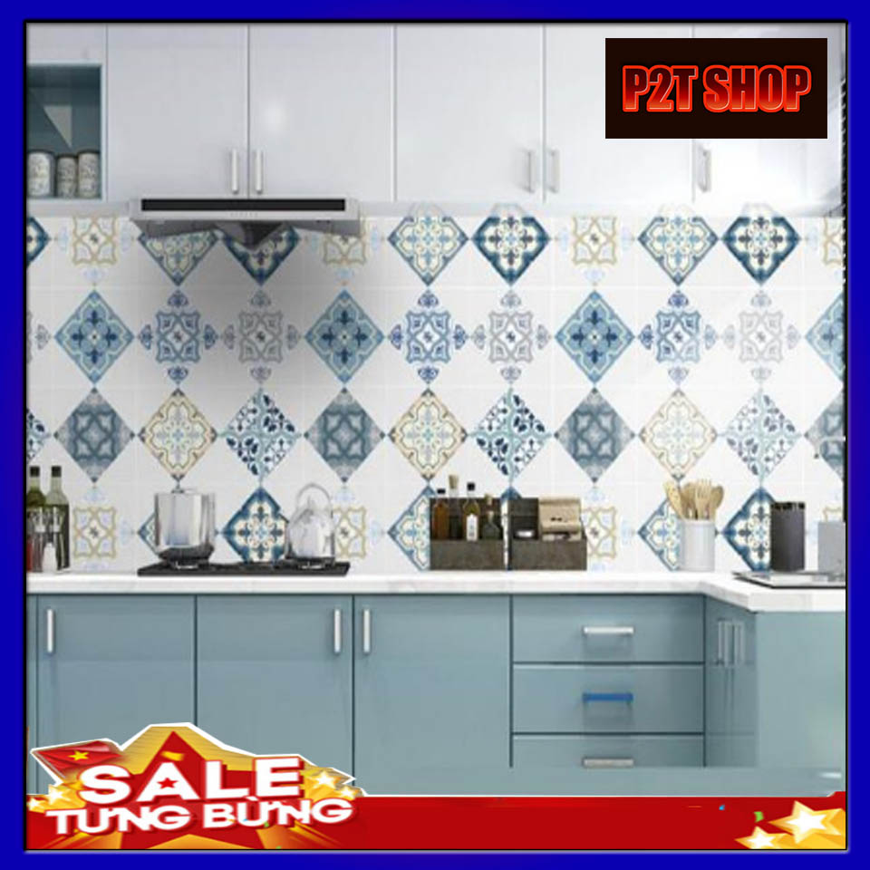Giấy Dán Bếp Giấy Dán Tường Hoa Văn Khổ 60cm Dài 3m