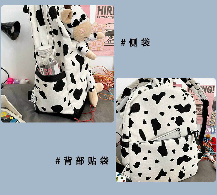 [SALE KHỦNG] Balo Nữ Ulzzang,balo sinh viên giá rẻ,balo đựng laptop,Balo đi học basic,mẫu balo bò sữa hotrend,balo xinh giá rẻ, Balo ulzzang đi học dễ thương chống nước phong cách Hàn Quốc