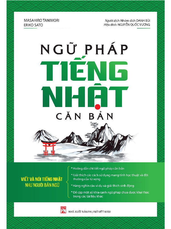 Sách - ngữ pháp tiếng nhật căn bản - nxb phụ nữ vn
