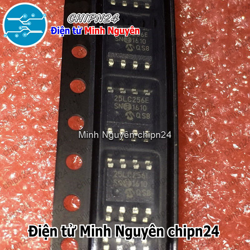 [2 con] (SOP) IC Dán 24C256 SOP-8 (SMD) (AT24C256 24C256C IC Nhớ EEPROM) (ký hiệu 2ECL) - HH002305