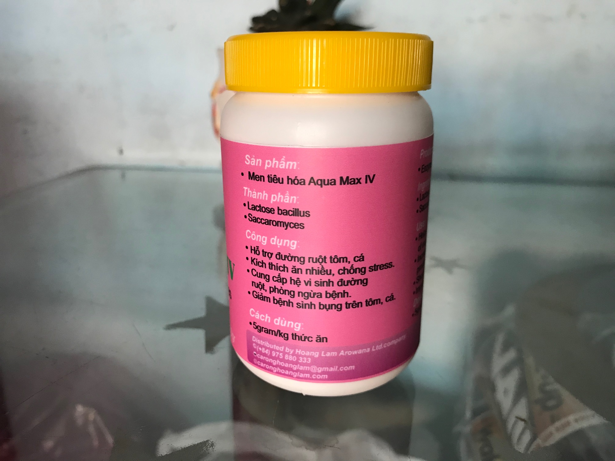 Men Tiêu Hóa Cho Cá Rông Aqua Max IV