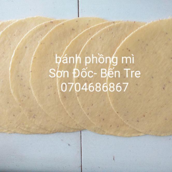 Bánh phồng mì sữa Sơn Đốc- Bến Tre(10 bánh chưa nướng)